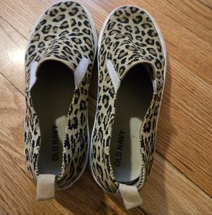 Old Navy Animal Print Slip-On Sneakers